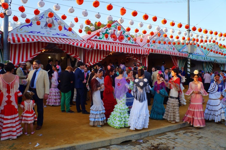 Севильская ярмарка праздники Испании