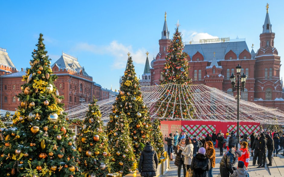 Ярмарка на Манежной площади Москва