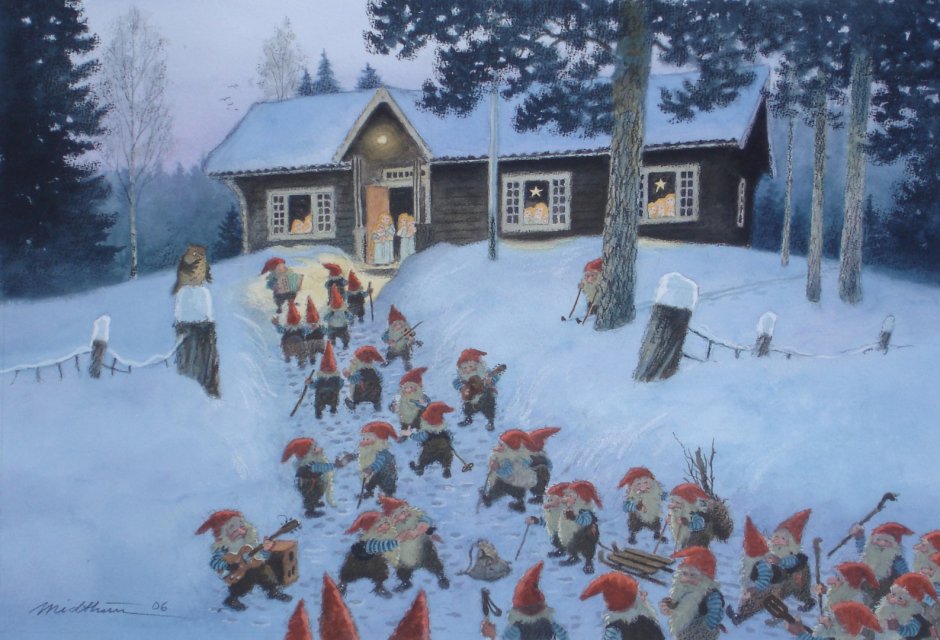 Ниссе Норвегия Рождественский