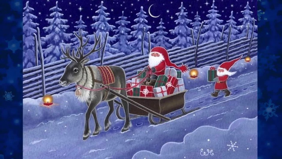 Рождественские иллюстрации Eva Melhuish