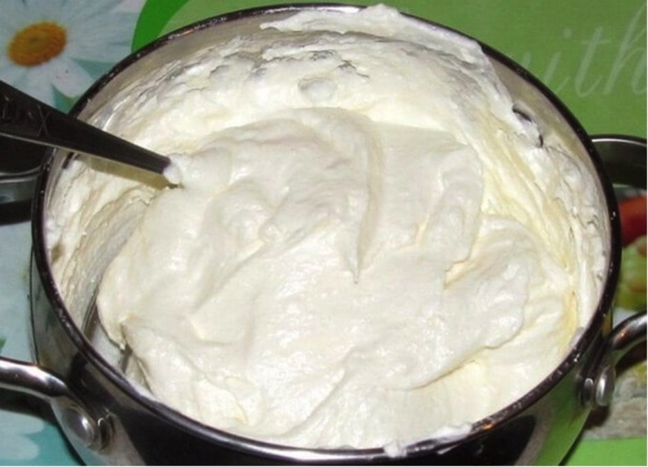 Крем из маскарпоне для торта со сливками