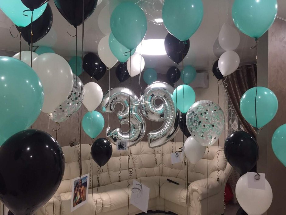 Воздушные шары украшение комнаты