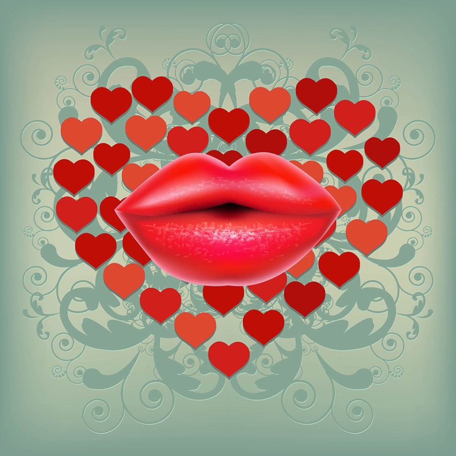 Картинки с поцелуйчиками красивые