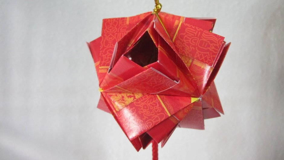Японские фонарики оригами