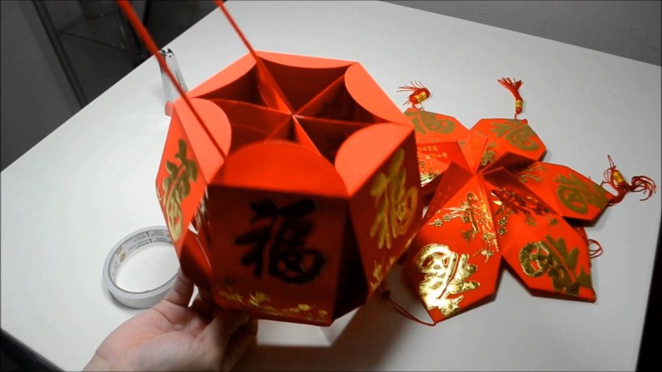 Китайский новый год оригами