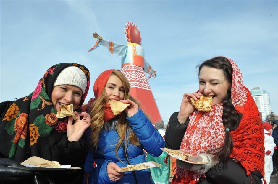 Масленица в парке Горького