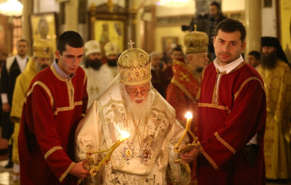 Христос Воскресе на грузинском языке