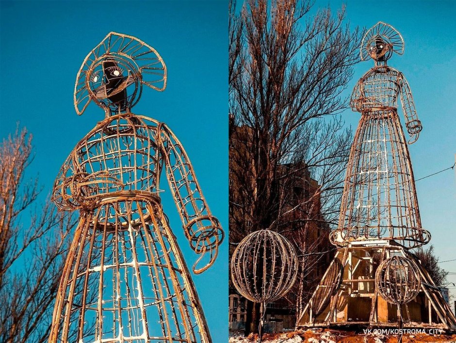 Снегурочка Кострома статуя