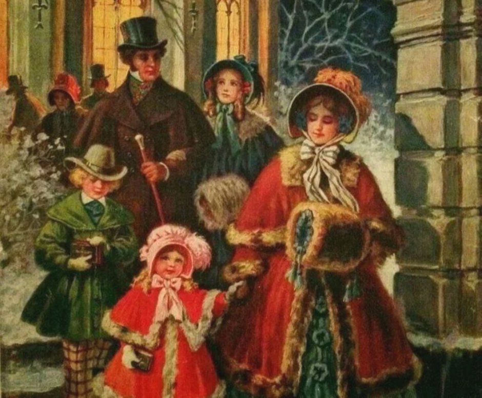 Англия викторианской эпохи Рождество