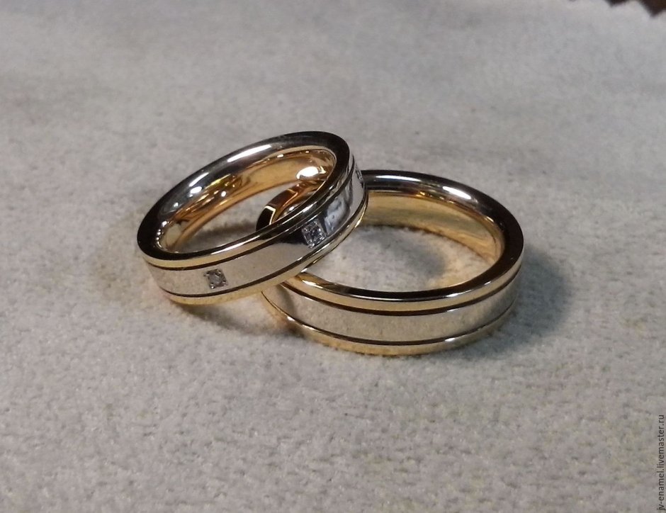 Парные кольца на годовщину свадьбы