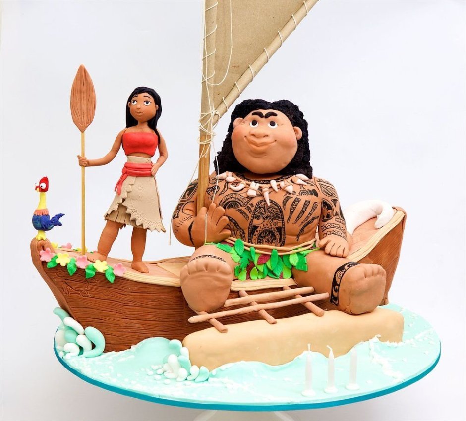 Моана торт на день рождение