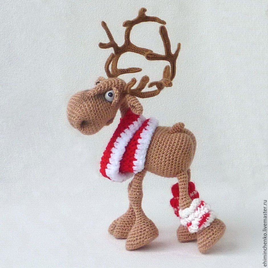 Crochet Amigurumi Christmas Deer