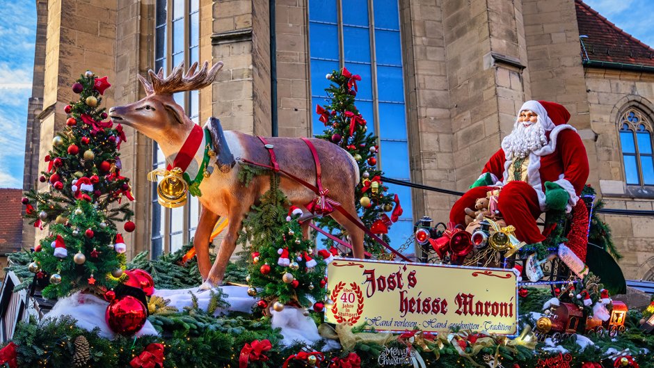 Рождество в Германии Санта Клаус