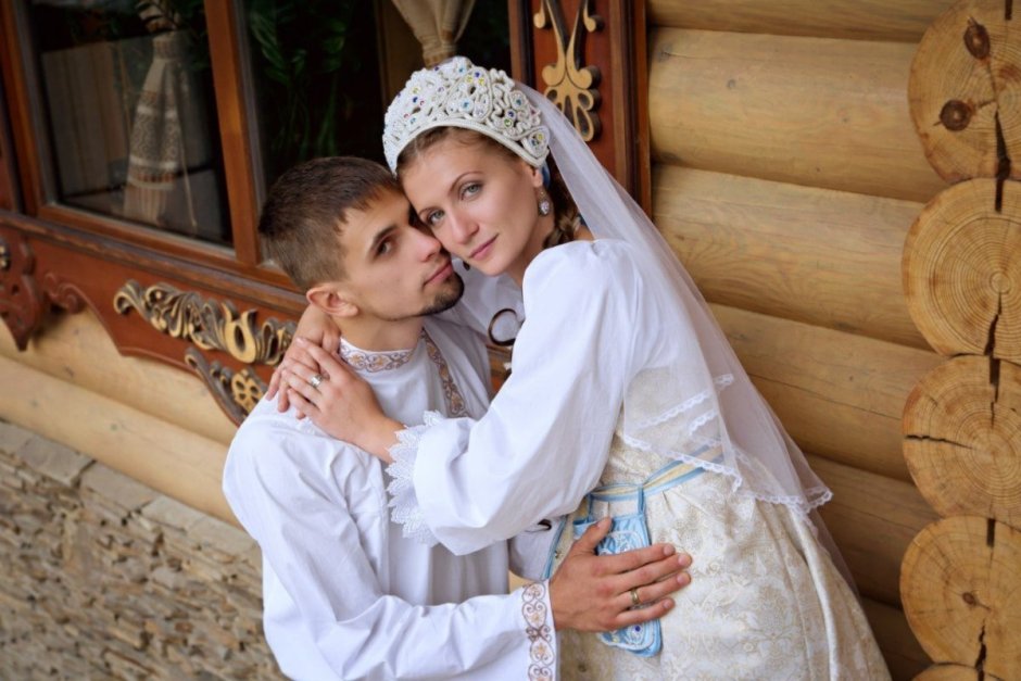 Венчание в русском народном стиле