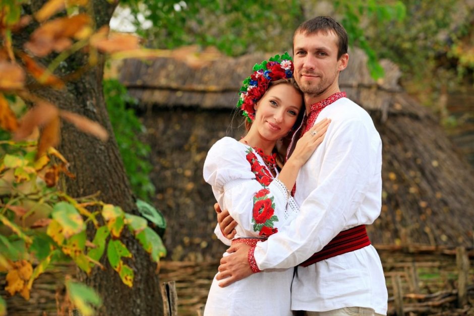Наряд невесты в русском стиле