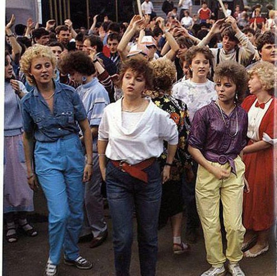 Мода 80-90-х годов в России