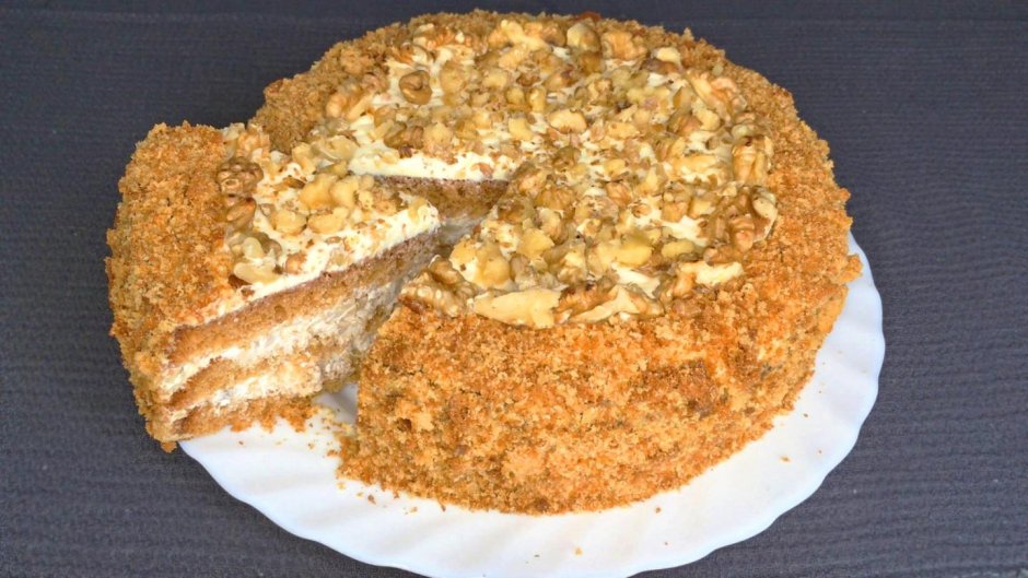 Торт грецкий орех Бахетле