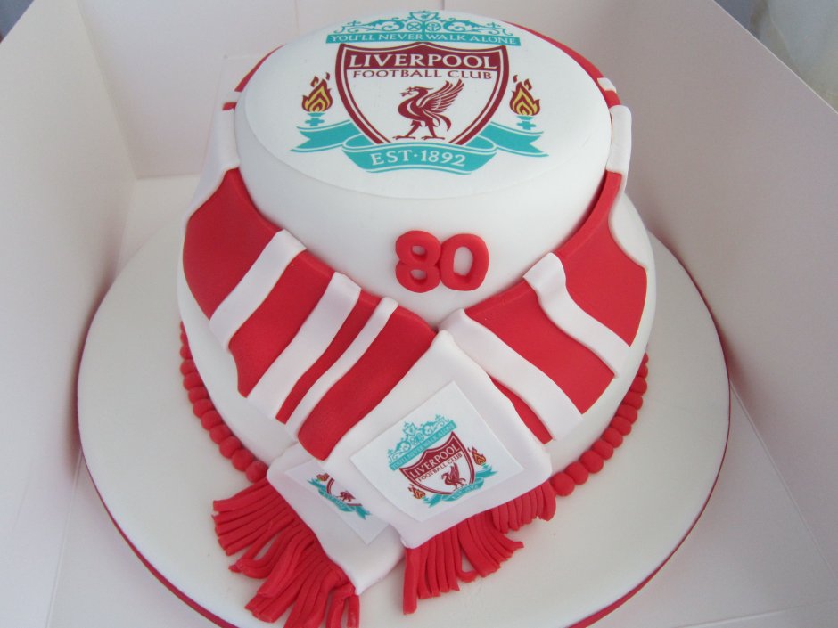 Ливерпуль торт в виде мяча на день рождения мужчине