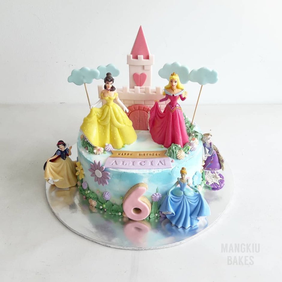 Фигурка принцессы на торт