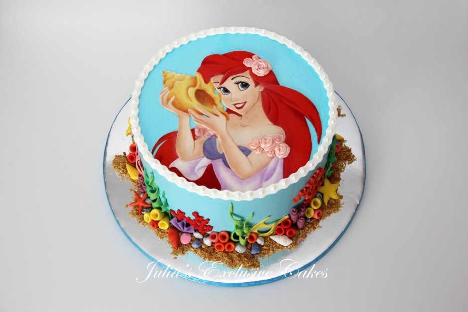 Принцессы Диснея мультфильмы на торт