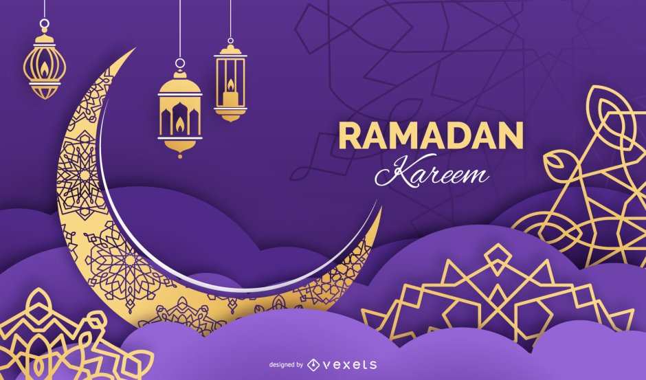 Фон для этикетки Рамадана