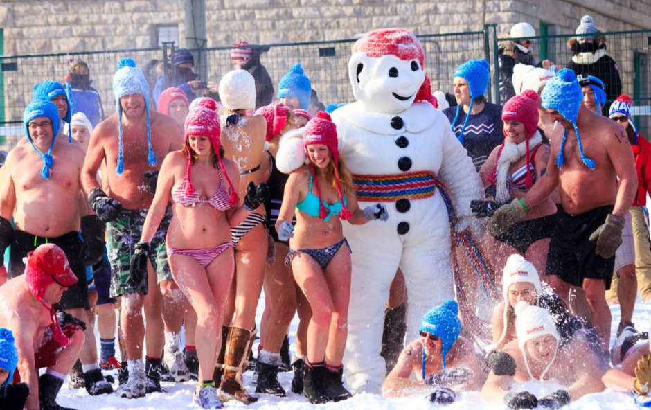 Зимний карнавал в Квебеке