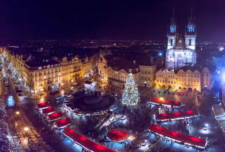 Рождественская Европа Братислава Прага Вена Зальцбург