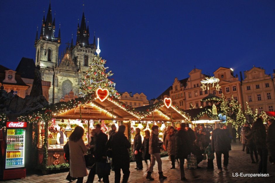 Новогодняя ярмарка в Праге
