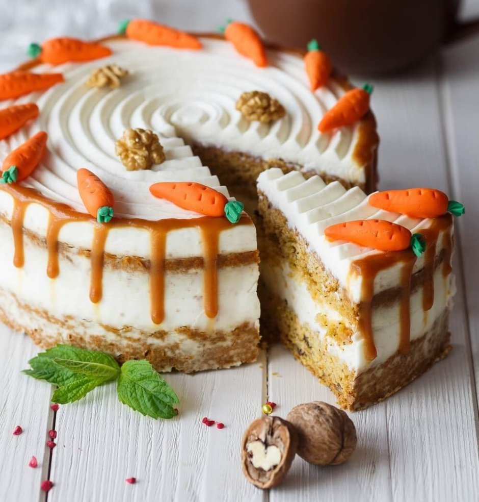 Швейцарский морковный торт Селезнева
