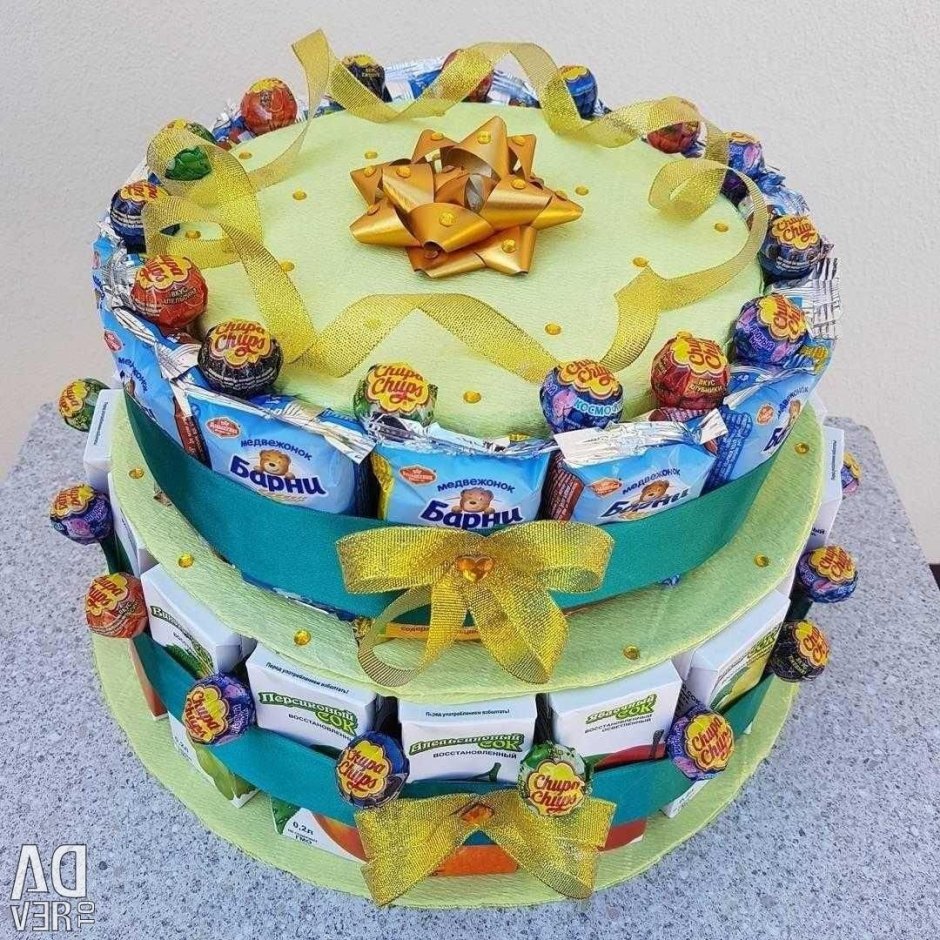 Торт угощение в детский сад