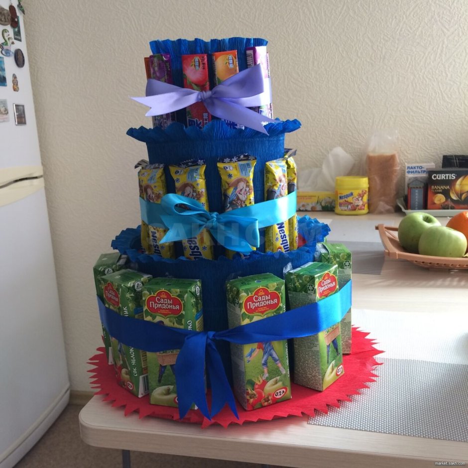 Тортик в садик на день рождения ребенка