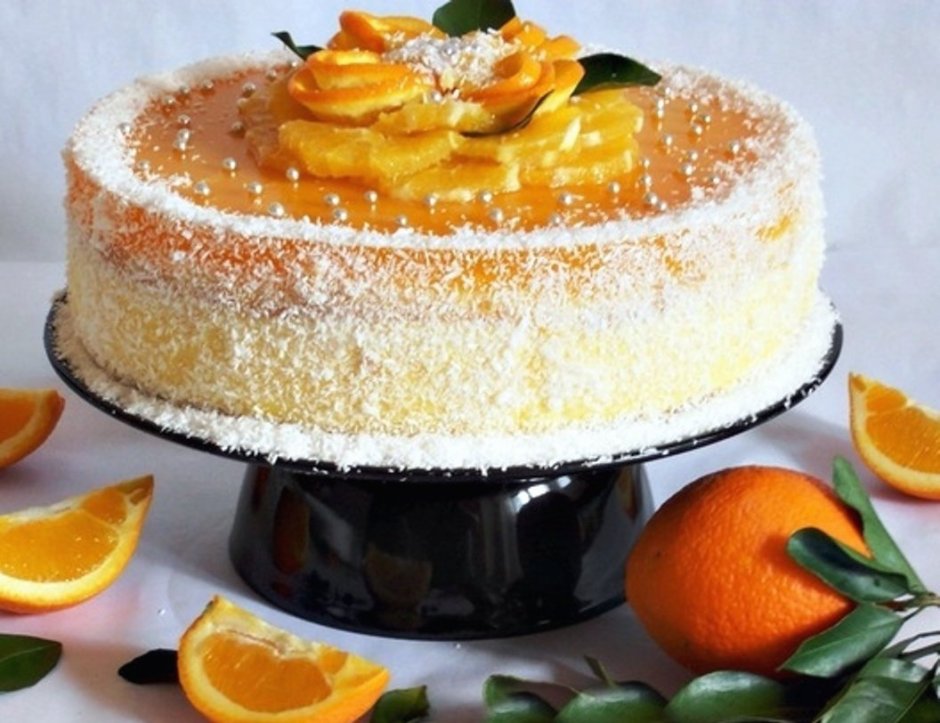 Торт миндаль апельсин