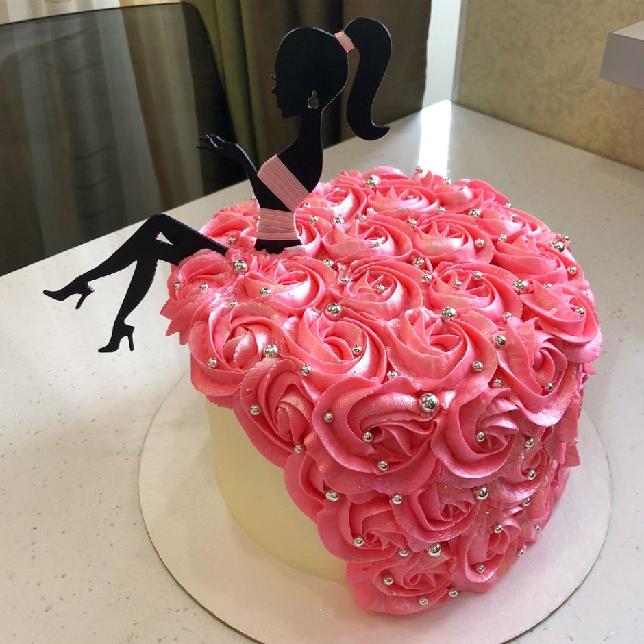 Торт для леди на день рождения