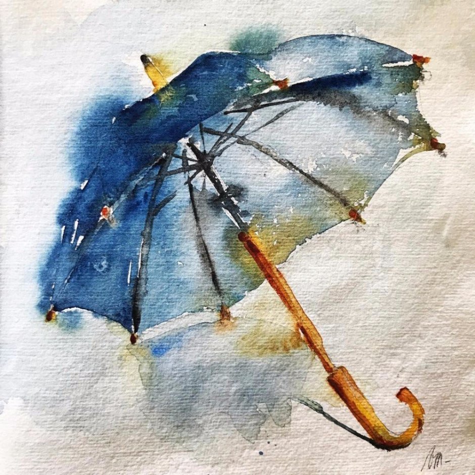 Зонт в живописи