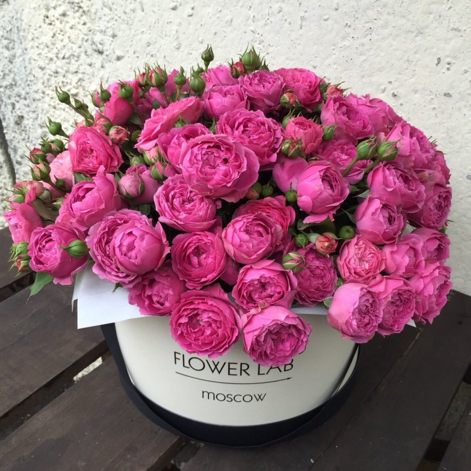 Стильный букет роз с днем рождения