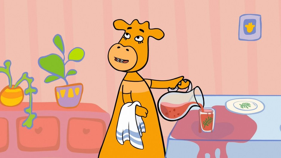 Оранжевая корова торт для мамы
