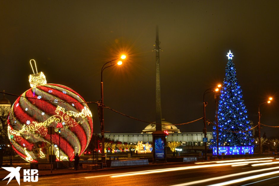 Новогоднее украшение Москвы 2022