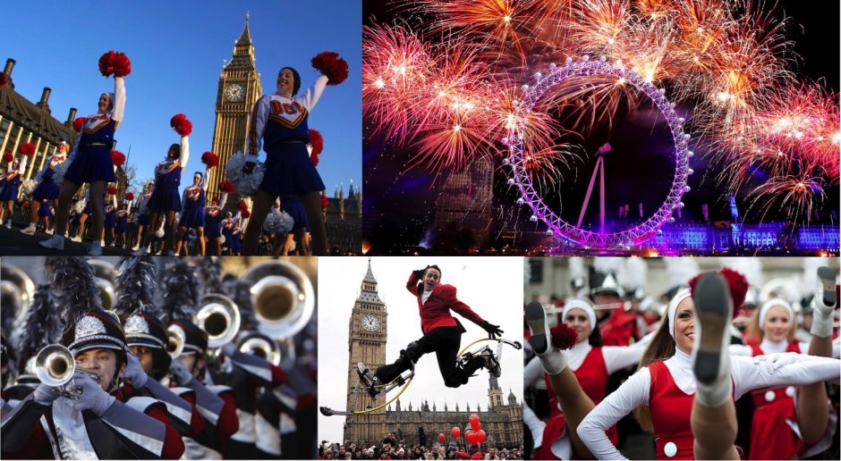 Новогодний парад в Англии