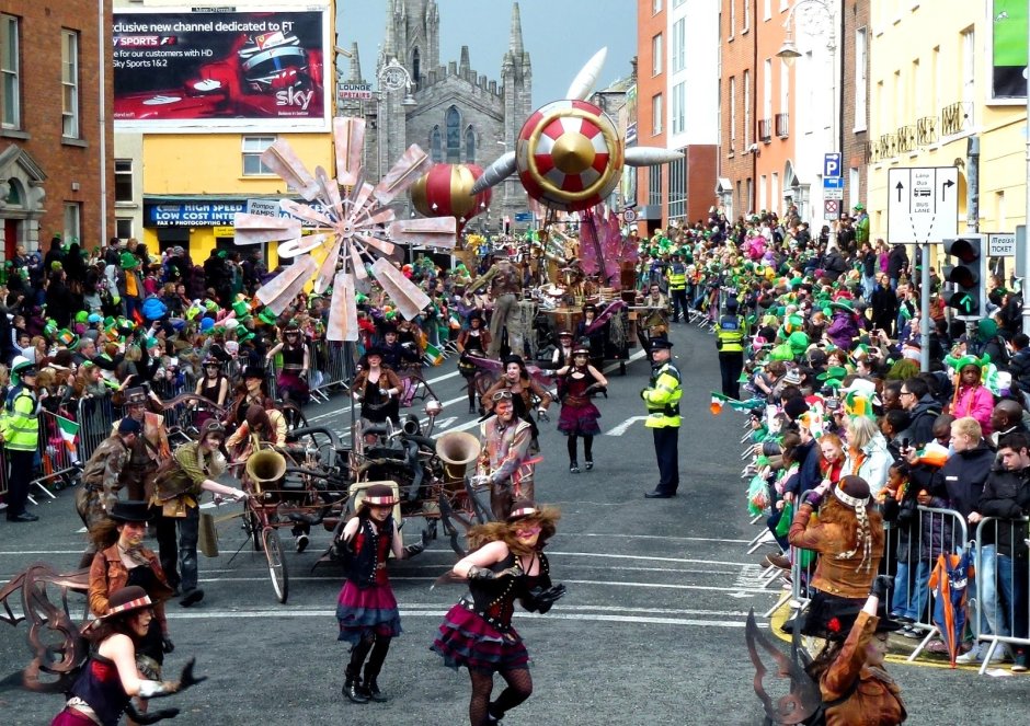 Фестиваль Святого Патрика в Дублине