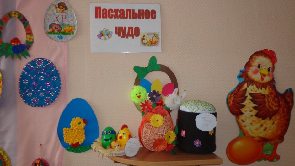 Выставка пасхальное чудо в детском саду