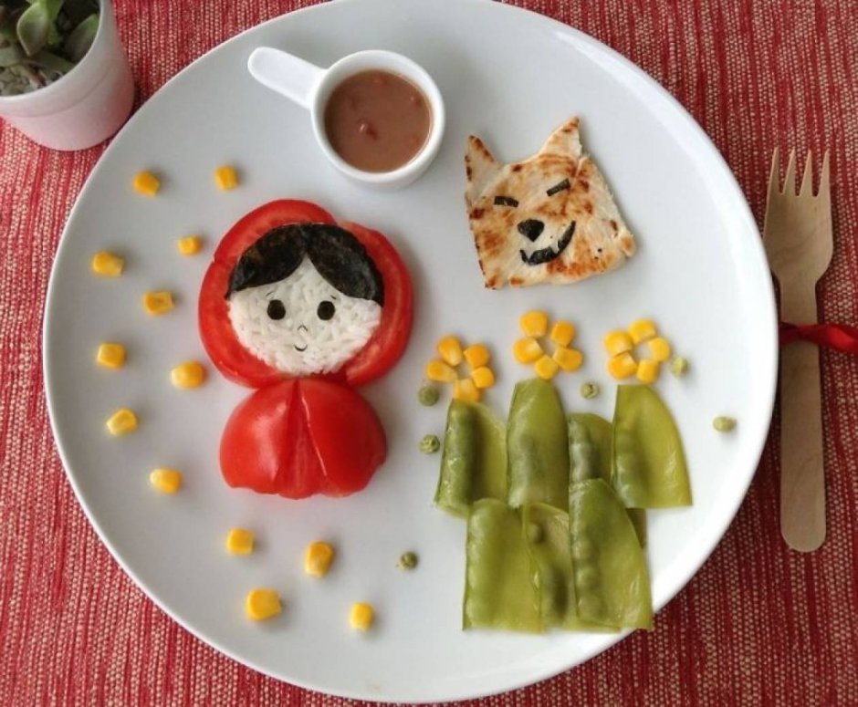 Оригинальный завтрак для детей