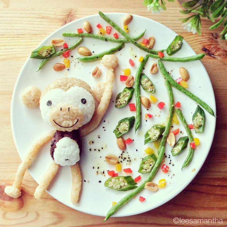 Красивое украшение блюд для детей