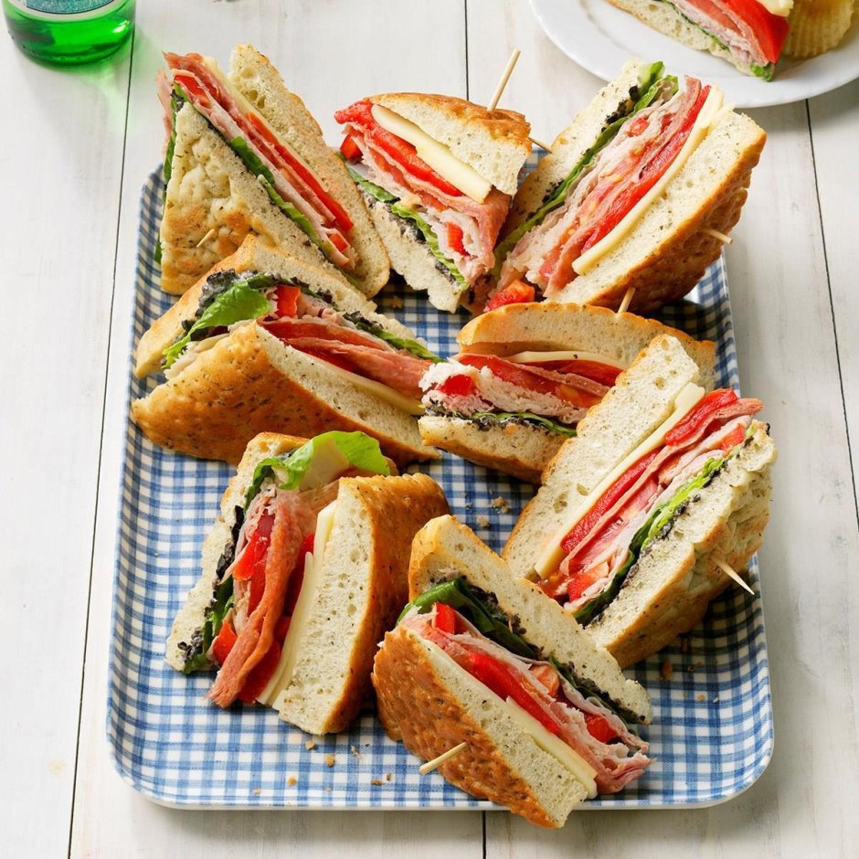 Летние бутерброды на пикник