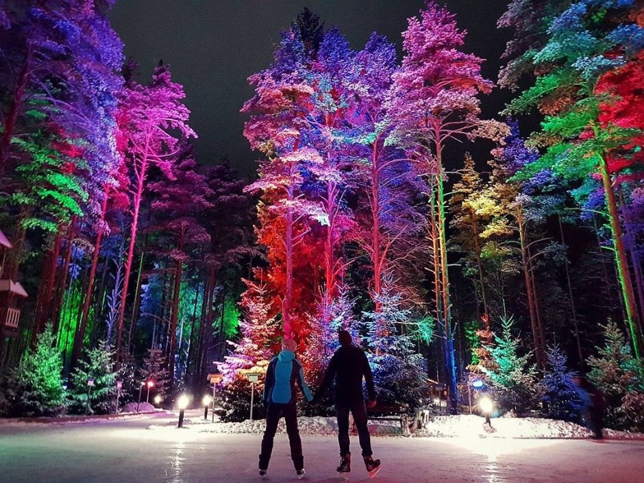 Зимняя ярмарка в «Охта парке»