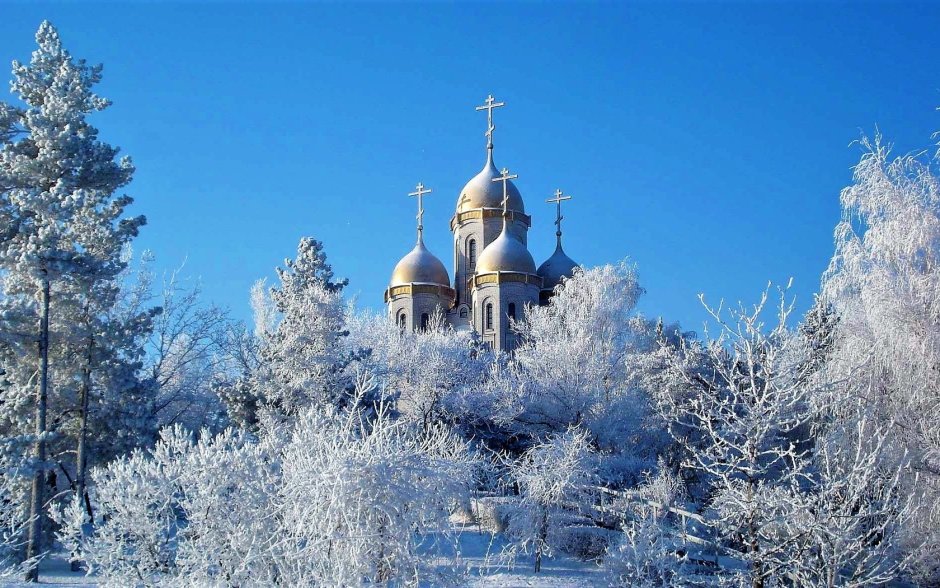 Волгореченск зима храм