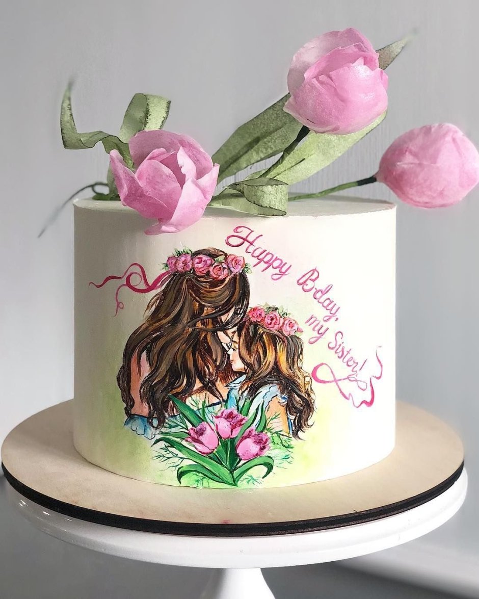 Красивый торт дочке