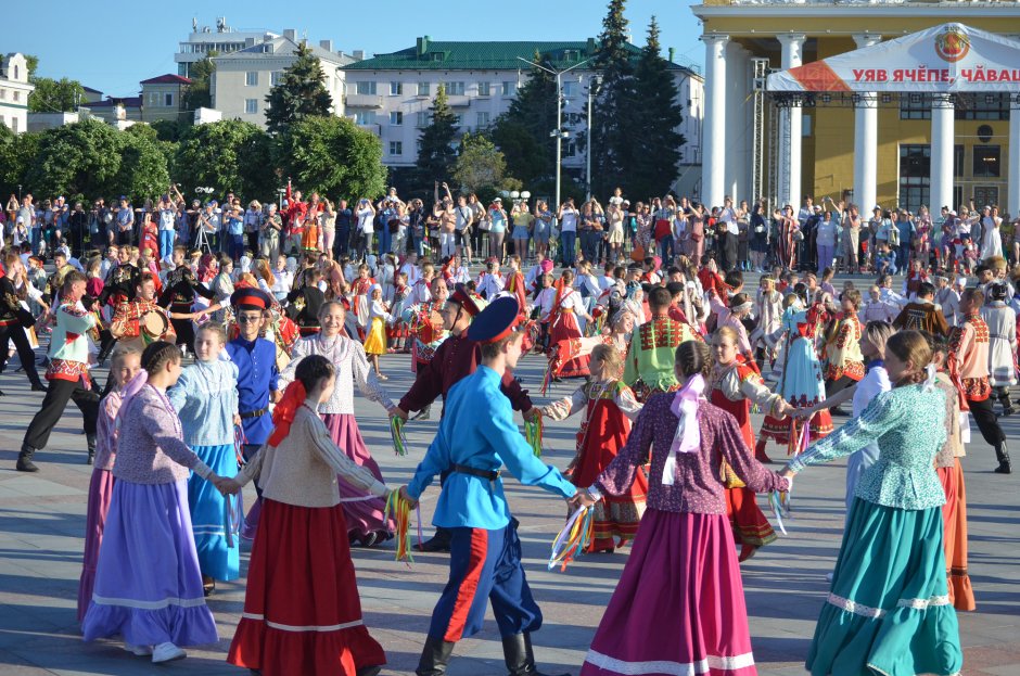 Хоровод русский народный танец Березка