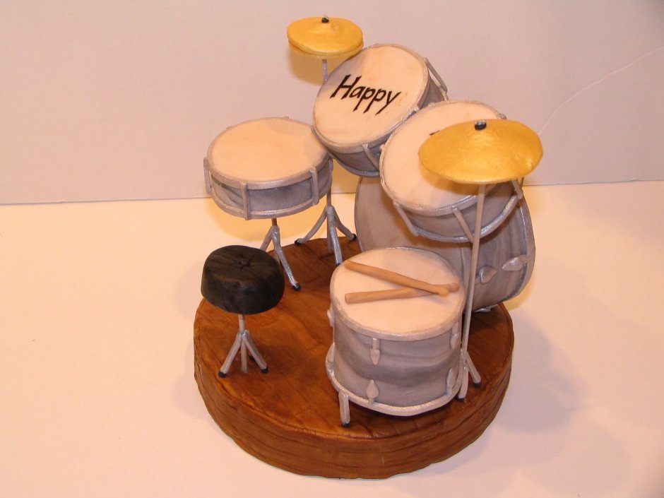 Торт барабан из крема