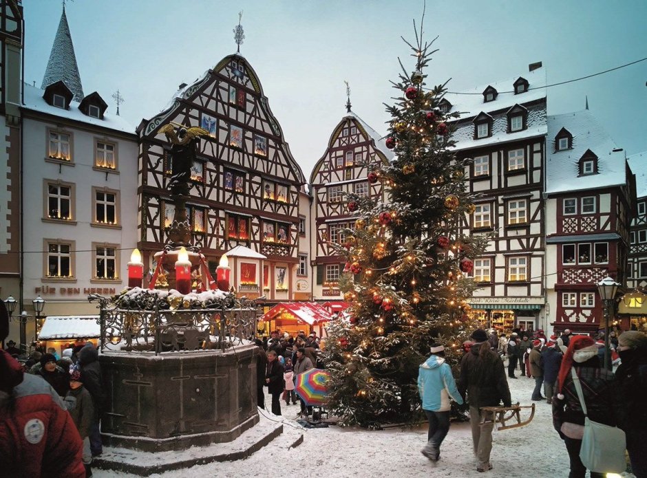 Новогодняя Бавария Франкфурт Мюнхен Страсбург