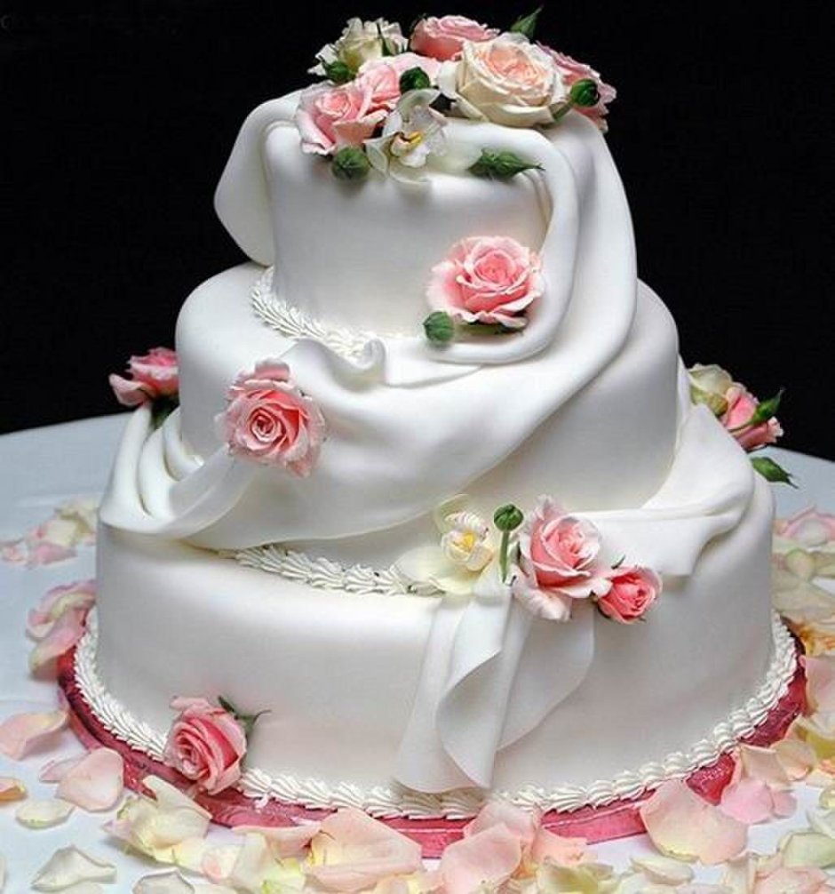 Весільний торт на замовлення
